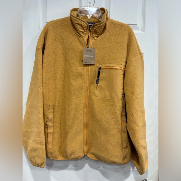 Patagonia Jackets & Blazers - Patagonia Women's M Medium Synchilla Jacket Dried Mango Yellow Orange NWT Fleece